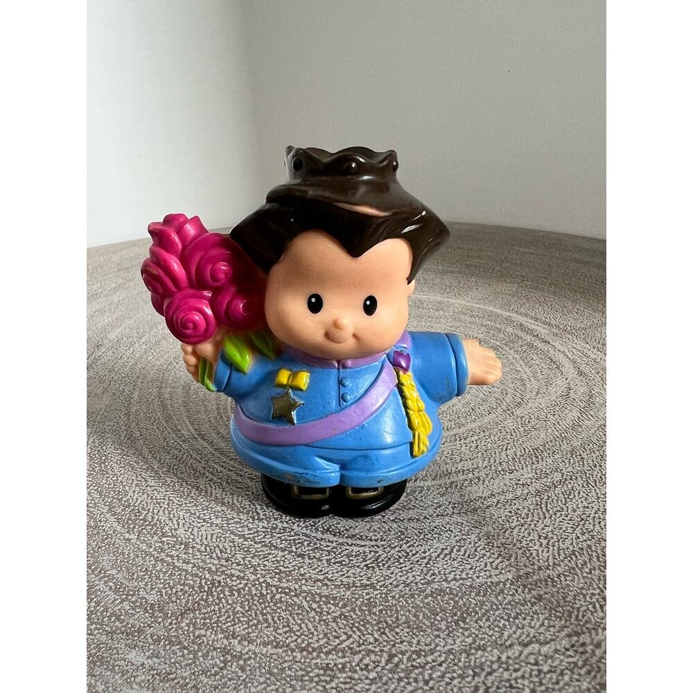 Fisher-Price Little People Prince Charming w/Roses Flower Figure Toy 2007